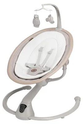Produktbild von Maxi-Cosi Cassia Babywippe Elektrisch, 0–6 Monate, Babyschaukel Elektrisch,12 Melodien, 360°-Sitzdrehung, automatische Bewegungserkennung, Classic Beige