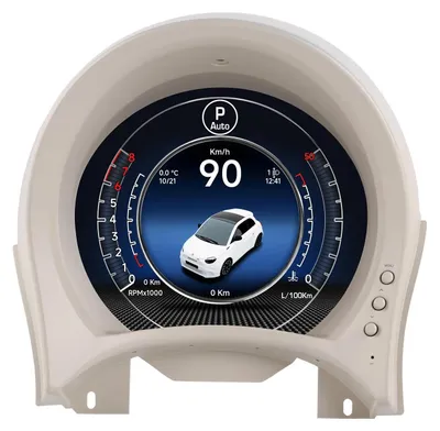 Produktbild von Carplay, Instrumentenanzeige, LCD-Display, Kompatibilität mit Fiat 500 2007 - 2024, Android Auto Unterstützung, YBOP01