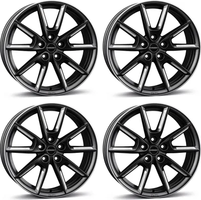 Produktbild von 4 Borbet Felgen LX19 8.0x19 ET50 5x112 SWMSIL für Mercedes A B CLA EQA EQB GLA GLB Marco V Viano Vito 5x112 SWMSIL für Mercedes A B CLA EQA