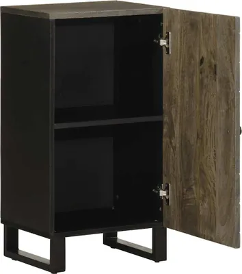 Zdjęcie produktu dla vidaXL Kredens czarny 40x33x75 cm lite drewno mango
