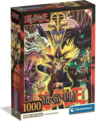 Immagine prodotto di Puzzle, Clementoni Compact 1000 pezzi, Yu-Gi-Oh!, 70 x 50 cm, poster incluso, dai 10 anni in su