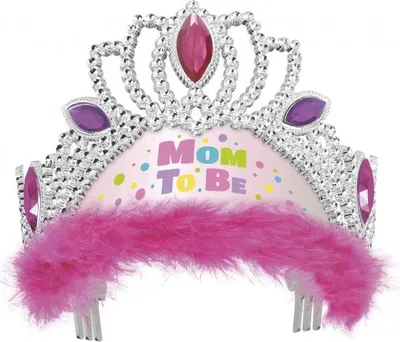 Produktbild von Baby Shower Tiara Mom to Be in Rosa
