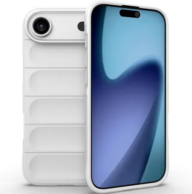 Produktbild von Handyhülle für iPhone Air Weich TPU Silikon Stossfest Anti-rutsch Hülle Weiß