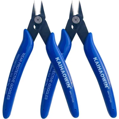 Productafbeelding van Elektronische tangen, draadtangen, mini-model, 170, klein, blauw, 2 stuks