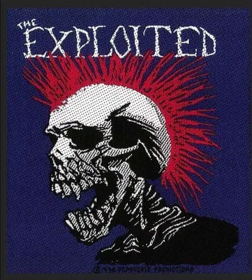Produktbild von The Exploited Mohican Aufnäher zum Aufnähen