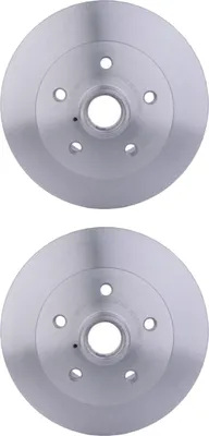 Produktbild von 2 Bremsscheiben voll Ø 45,2 mm 13 mm HELLA passend für u.a. VW TRANSPORTER