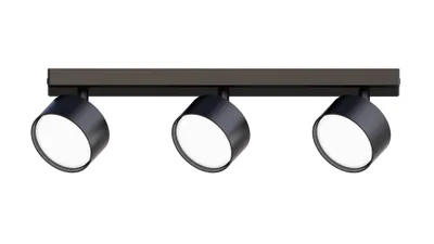 Obrázek produktu pro Stropní svítidlo MasterLED Capris, 3 žárovky, patice GX53, černá barva