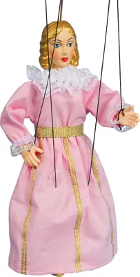 Produktbild von Marionette Prinzessin im historischen Design des frühen 20. Jahrhunderts, 40 cm hoch