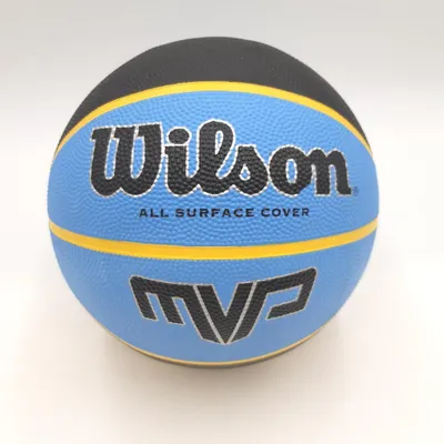 Produktbild von Wilson MVP Basketball BlackBlue Größe 7 Rubber Indoor & Team use & (13,95)