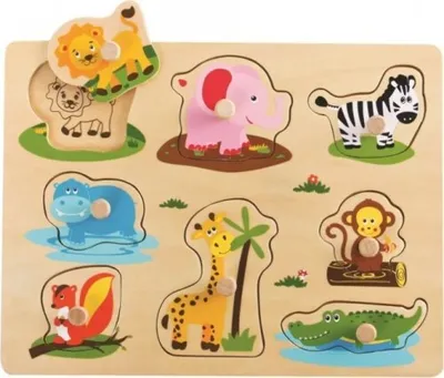 Immagine prodotto di Puzzle educativo Lelin - Gli amici della giungla