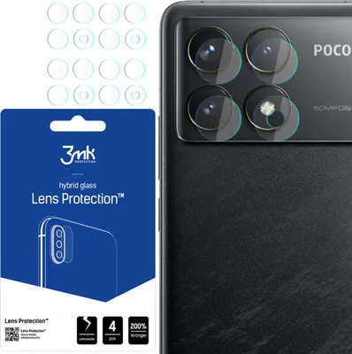 Zdjęcie produktu dla Ochrona na obiektyw aparatu do Xiaomi POCO F6 Pro 3mk Lens Protection