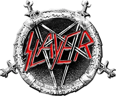 Image de Slayer - Logo - Badges - Métal RO5602 (Taille unique) (Noir/Gris)