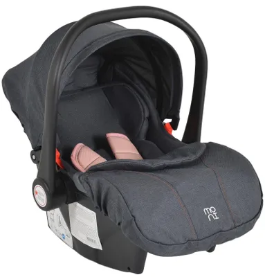 Produktbild von Moni Babyschale Trio i-Size (40 - 87cm) Adapter, Fußabdeckung, weiches Kissen rosa
