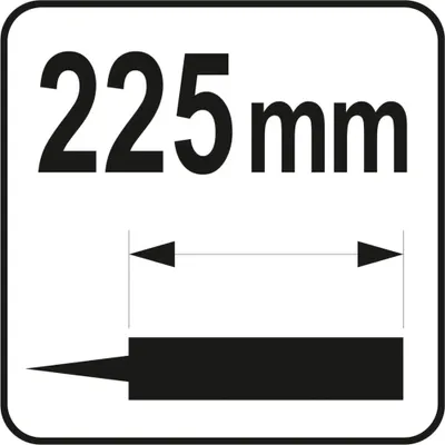 Zdjęcie produktu dla Yato YT-6753, Pistolet do uszczelnianie wkładu drukującego, Czarny, Czerwony, 225 mm, 1 szt.