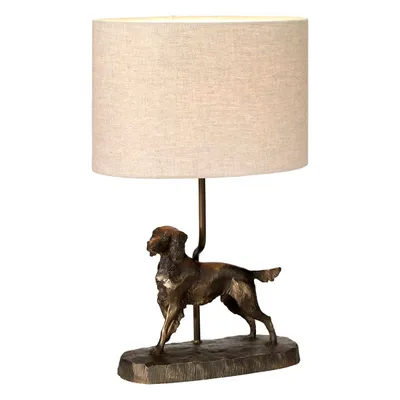 Obrázok produktu pre Stolová lampa Elstead Rufus E27 bronzová patina nahá