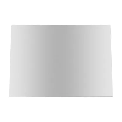 A flat, rectangular object, likely a cutting board or countertop surface, shown from a slightly elevated angle against a white background.