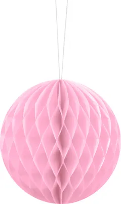 Obrázek produktu pro Voštinová koule 10 cm světle růžová