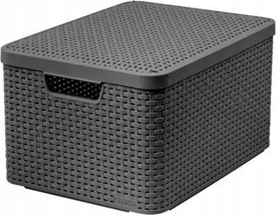 Produktbild von Curver Style L Korb de Aufbewahrung Rattan Grau