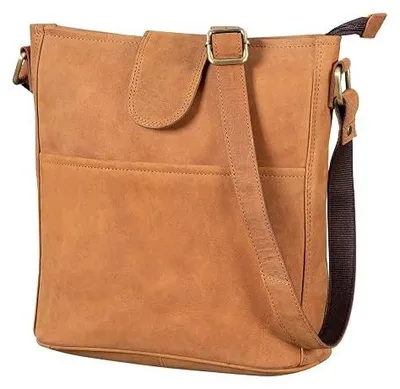 Zdjęcie produktu dla Torebka damska skórzana na ramię crossbody do pracy szkoły