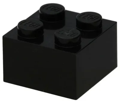 Produktbild von 10x LEGO Stein 2 x 2 (3003) - Schwarz