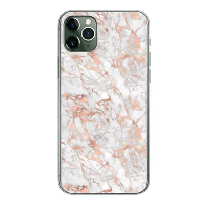 Produktbild von MuchoWow® Handyhülle Schutzhülle Hülle für iPhone 11 Pro Max Marmor - Roségold - Luxus - Muster Silikon Softcase Handy Hülle - Schutz