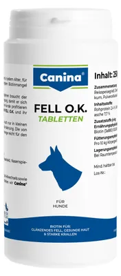 Immagine prodotto di Canina Fell O.K. Compresse 250g