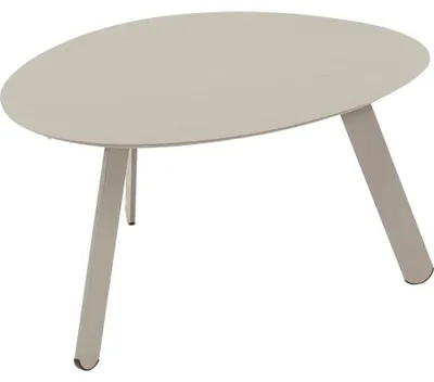 Produktbild von Lesli Living - Beistelltisch Tiki - Grau - 74x60x35,5cm