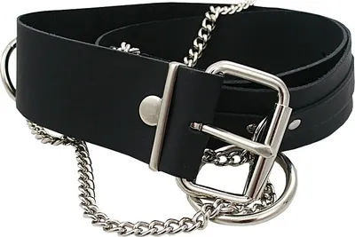 Produktbild von Sid Vicious Ledergürtel mit Kette
