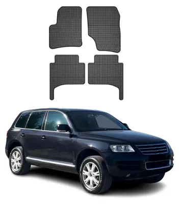 Produktbild von OMAC Gummi Fußmatten für VW Touareg 2002-2010 Automatten Gummi TPE Schwarz 4tlg