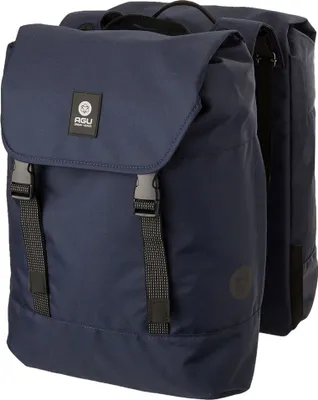 Produktbild von agu Urban Fahrradtasche Doppeltasche, wasserabweisend, Dunkelblau