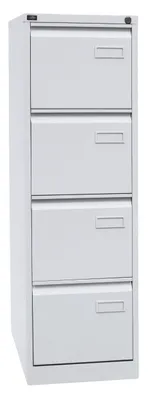 Produktbild von Bisley Hängeregistratur Schrank Light - 4 Schübe - Farbe: Verkehrsweiß