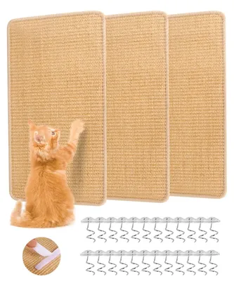 Produktbild von Set mit 3 Kratzmatten aus Sisal für Katzen
