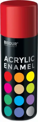 Produktbild von BIODUR Sprühlack - Feuerrot RAL 3000 Glanz - 400ml – Wetterfest & Schnelltrocknend
