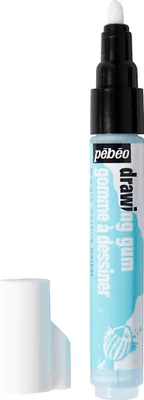 Productafbeelding van Creativ Company 34345, Tekengum, Blauw, Wit, Pen