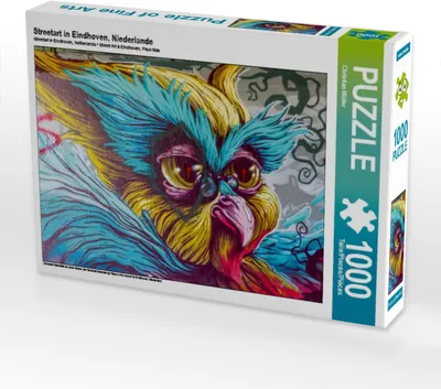 Produktbild von CALVENDO Puzzle Streetart in Eindhoven, Niederlande | 1000 Teile Lege-Größe 64x48cm Foto-Puzzle für glückliche Stunden