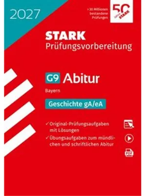 Produktbild von STARK Geschichte gA/eA - Abitur 2027 Bayern - Prüfungsvorbereitung