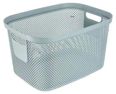 Produktbild von keeeper Stine, Aufbewahrungskorb, Blau, Rechteckig, Polypropylen (PP), Muster, Drinnen