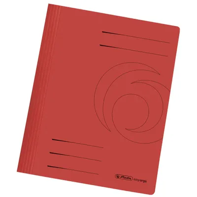 Zdjęcie produktu dla herlitz 11034295 10er Schnellhefter Karton rot DIN A4