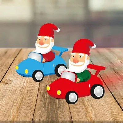 Produktbild von Driving Gnome for Christmas - Aufziehgnome