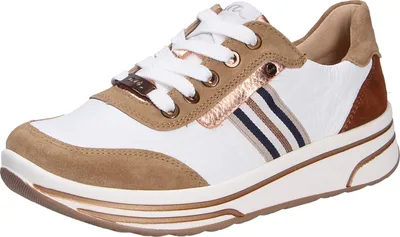 Obrázek produktu pro Ara Sneaker Sapporo Toffee White Hladká kůže Velikost: 37.5 Normal