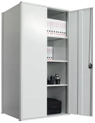 Produktbild von Flügeltürschrank - Grundregal - 2000x1000x800 mm, Typ 150 kg