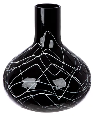 Image de Gilde Vase, "Uderzo", Glas, schwarz, VE 1, H. 28 cm, D. 24.5 cm 52904 4063387529041
