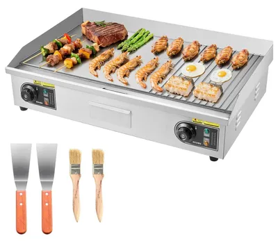 Obrázok produktu pre Elektrická grilovacia doska - Gril na drevené uhlie - Teppanyaki gril - Kontaktný gril - Pečiaca doska