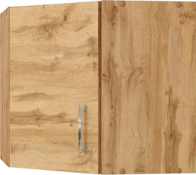 Produktbild von Held Möbel Eckhängeschrank Sorrento BxTxH 60 x 60 x 57 cm eiche hell matt zerlegt Anschlag reversibel 372.6272