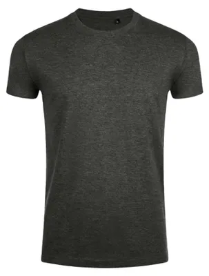 Image de SOLS - T-shirt « Imperial » pour hommes/femmes Unie LT1604 (M) (gris foncé chiné)