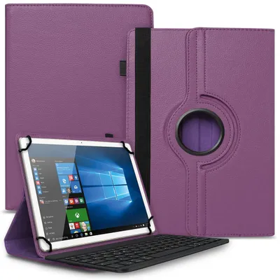 Produktbild von Tablet Tasche Blackview Tab 20 Tastatur Hülle Schutzhülle Case Bluetooth DrehbarFarbe Uni 360 Taschen:Lila