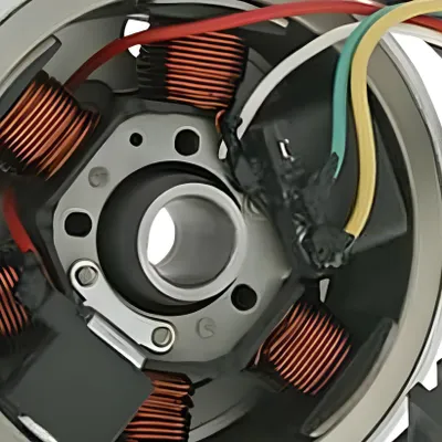Produktbild von BestPrice Lichtmaschine komplett Stator und Rotor kompatibel mit Derbi, Aprilia mit Ducati / Kokusan Zündung