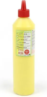 Produktbild von ökoNorm Fingerfarbe nawaro, Flasche 500ml - gelb