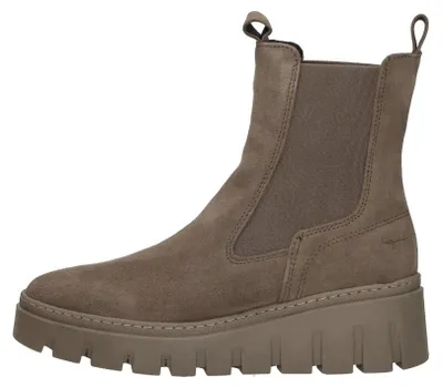 Productafbeelding van Tamaris Enkellaarsjes Plat Enkellaarsjes Plat - taupe - Maat 42