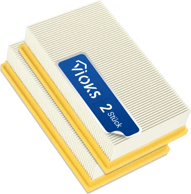Produktbild von Flachfaltenfilter 2x passend wie Kärcher 6.904-367.0 Lamellenfilter für Industriesauger